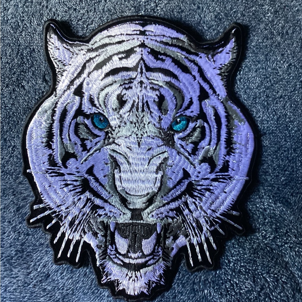 Large Embroidered Tiger Patch
